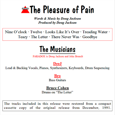 The Pleasure of Pain - Inside